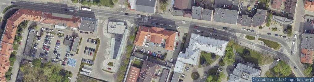 Zdjęcie satelitarne Sąd Rejonowy w Prudniku