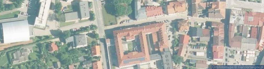 Zdjęcie satelitarne Sąd Rejonowy w Wadowicach