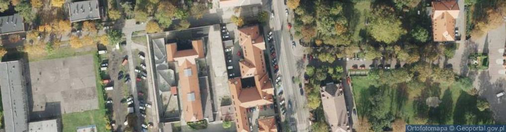 Zdjęcie satelitarne Sąd Rejonowy w Zabrzu