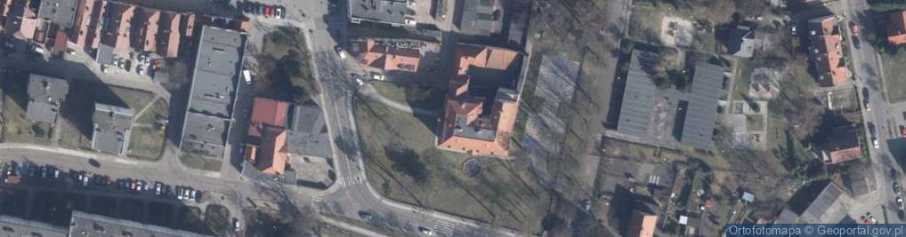 Zdjęcie satelitarne Sąd Rejonowy w Żaganiu