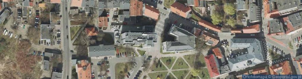 Zdjęcie satelitarne Sąd Rejonowy w Zielonej Górze
