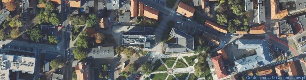 Zdjęcie satelitarne Sąd Rejonowy w Zielonej Górze