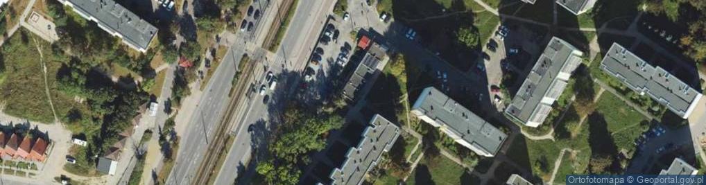 Zdjęcie satelitarne Sake