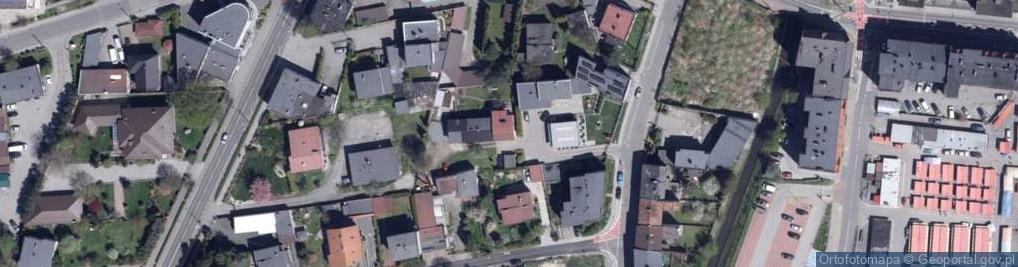 Zdjęcie satelitarne Salamon Patrycjusz Pracownia Projektowa Rysunek Patrycjusz Salamon