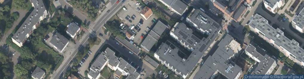 Zdjęcie satelitarne Samochodowe Parkingi Wielkopolskie