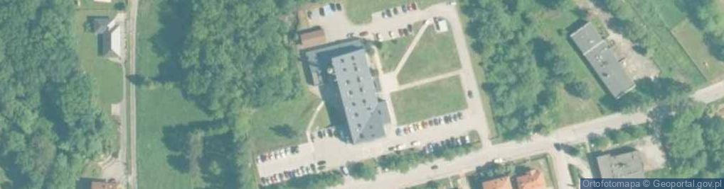 Zdjęcie satelitarne Samodzielny Publiczny Zakład Opieki Zdrowotnej w Kalwarii Zebrzydowskiej