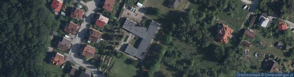 Zdjęcie satelitarne Samorządowe Przedszkole w Łagowie