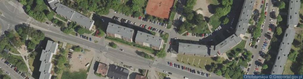 Zdjęcie satelitarne Saniuk Jan Taksówka nr 208, J.G.