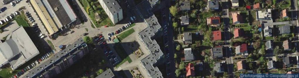 Zdjęcie satelitarne Sebastian Koziarzewski Pracownia Architektury Krajobrazu Selva