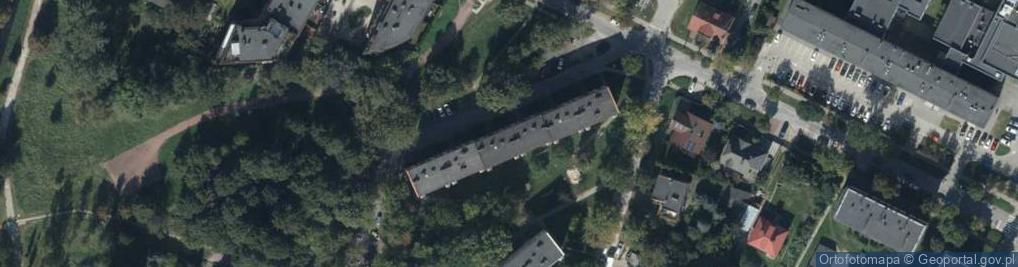 Zdjęcie satelitarne Sęk Grzegorz Przedsiębiorstwo Przemysłowo Handlowo Usługowe Rawal