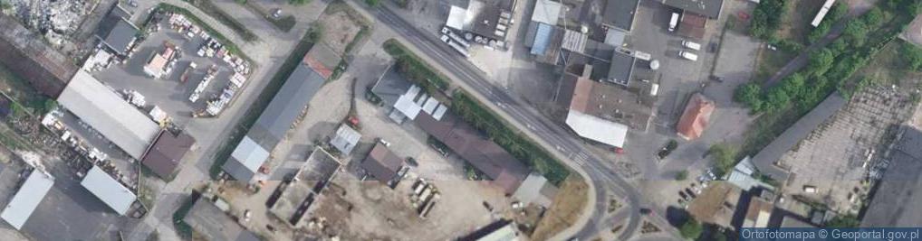 Zdjęcie satelitarne Serwis Ogumienia Paweł Stróżyński