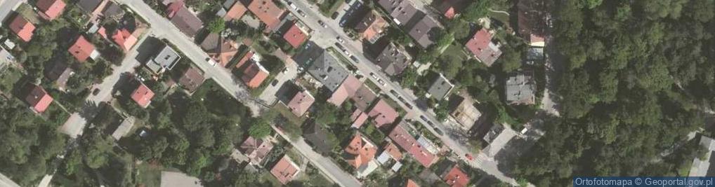 Zdjęcie satelitarne "Serwis Samochodów Amerykańskich" Zbigniew Świstek