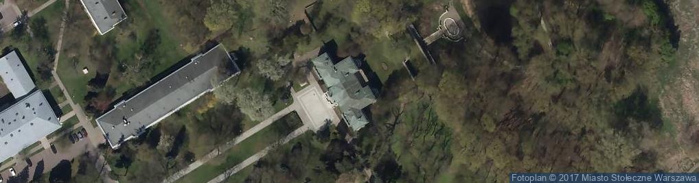Zdjęcie satelitarne SGGW Wydział Inżynierii i Kształtowania