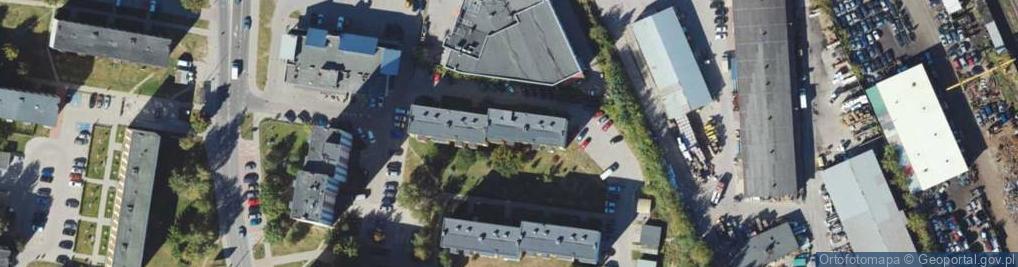Zdjęcie satelitarne Sietejko Józef Handel Białystok