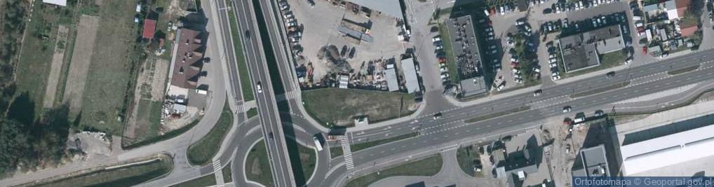 Zdjęcie satelitarne Skanska S.A. Oddział RPRD