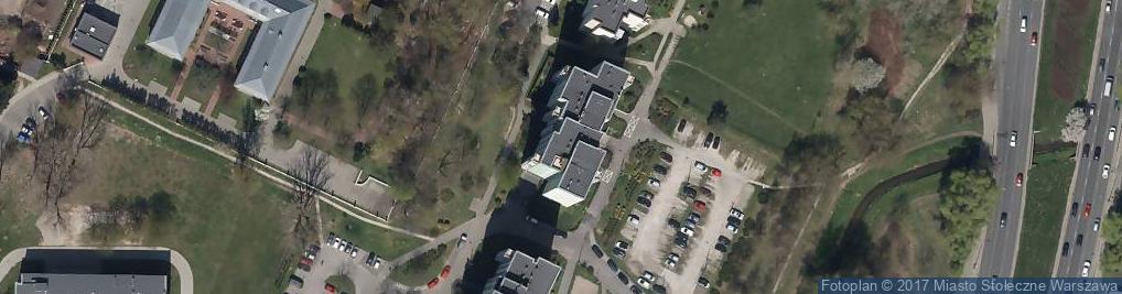 Zdjęcie satelitarne Skawa