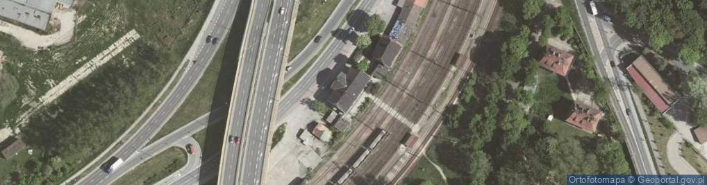 Zdjęcie satelitarne Skład Materiałów Opałowych Paweł Figas Jarosław Rumin