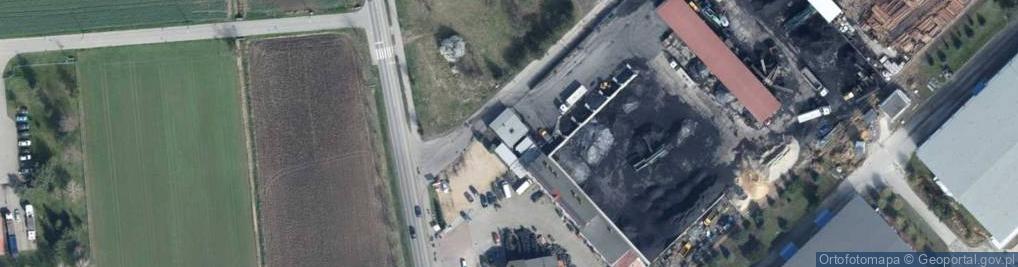 Zdjęcie satelitarne Skład Opału GRABINSKI - Pellet drzewny - Ekogroszek workowany -