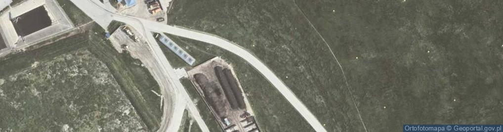 Zdjęcie satelitarne Składowisko Odpadów Komunalnych Barycz