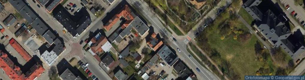 Zdjęcie satelitarne Sklep Pasmanteria Izabela Franc Małgorzata Świderska