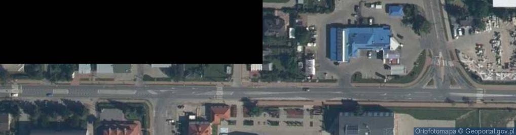 Zdjęcie satelitarne Sklep Wielobranżowy El An E Kosieradzka A Sikorska