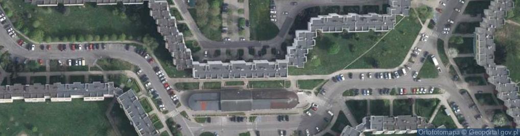 Zdjęcie satelitarne Sklep Wielobranżowy Opyrchał Kazimierz Opyrchał Ewa