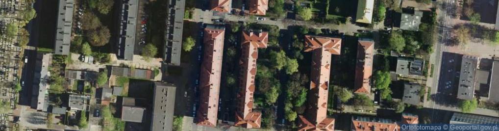 Zdjęcie satelitarne Skupień Strzelczyk Bronisława Gabinet Lekarski Chorób Wewnętrznych