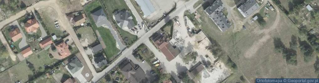 Zdjęcie satelitarne Sławomir Wilanowski Zakład Obsługi Budownictwa Wibet