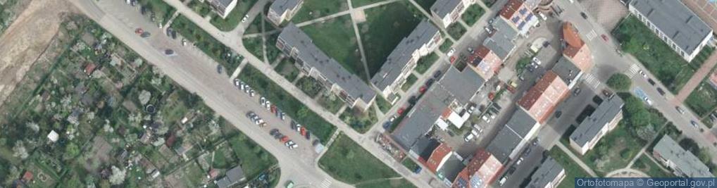 Zdjęcie satelitarne Sławski Kazimierz Przedsiębiorstwo Handlowo-Usługowe Kaz - Gaz