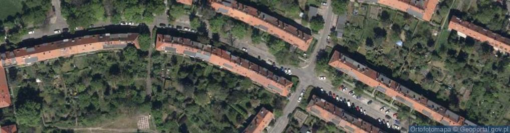 Zdjęcie satelitarne Ślepowron-Korwin M., Wroclaw