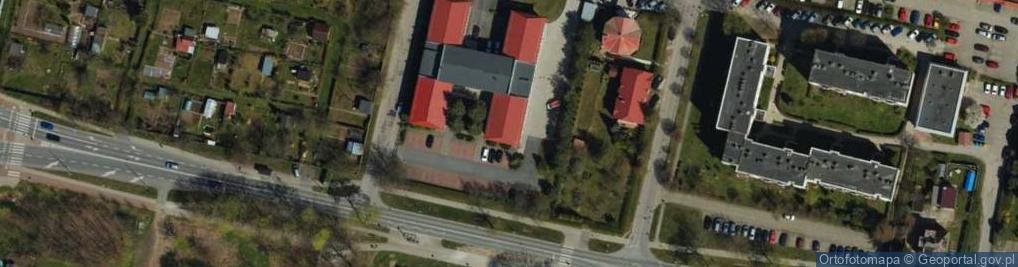Zdjęcie satelitarne Słupska Izba Rolna z Siedzibą w Słupsku