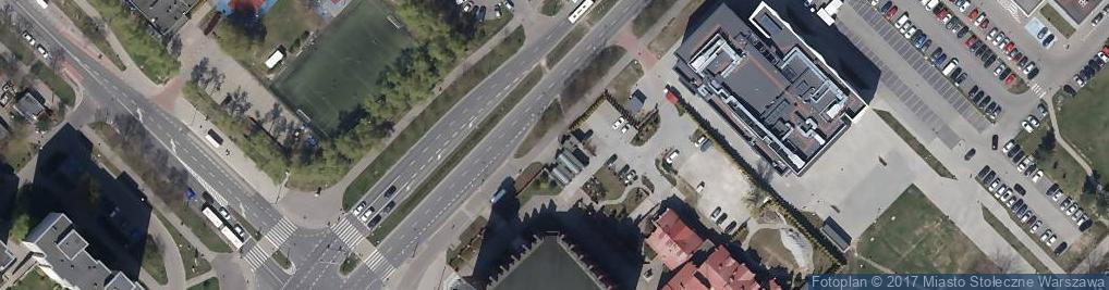 Zdjęcie satelitarne Służew Dom Pogrzebowy