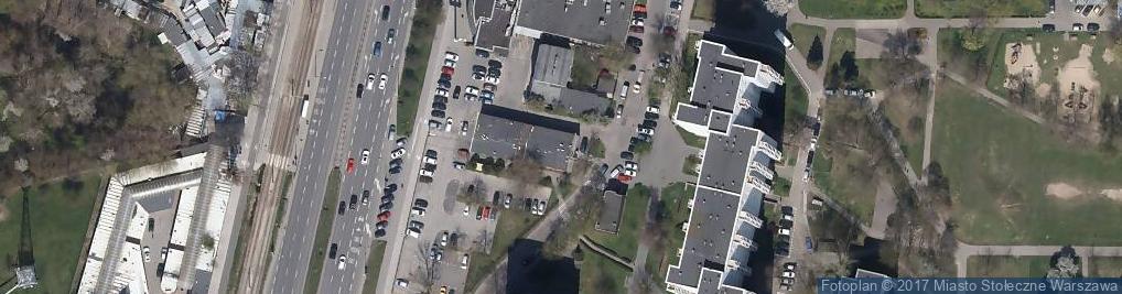 Zdjęcie satelitarne Służew Nad Dolinką Spółdzielnia Mieszkan
