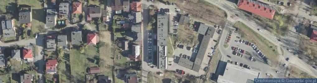 Zdjęcie satelitarne Solidarność MKZ Rej.Pogot.Ratun.Sosnowiec, Rejon.Kolem.Transpółka Sanit.Tychy