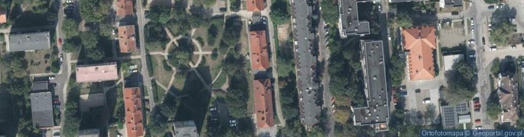 Zdjęcie satelitarne Spazio Pracownia Urbanistyczna Katarzyna Jaworska