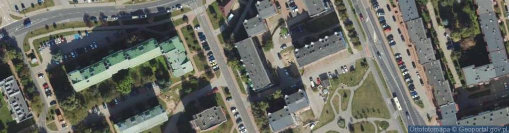 Zdjęcie satelitarne Spetrak J Oleszczuk i K Sławiński