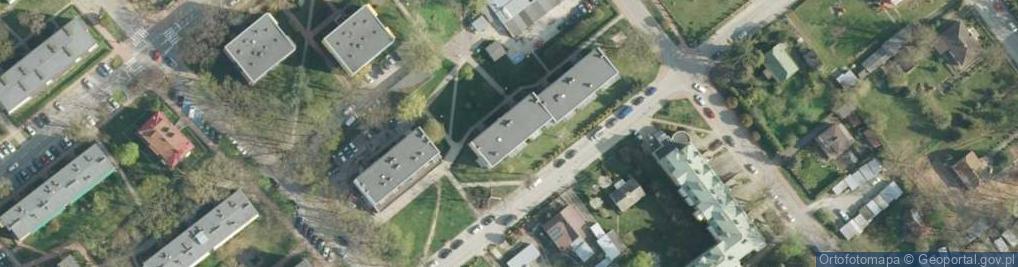 Zdjęcie satelitarne Spółdzielna Mieszkaniowa Reymont w Puławach