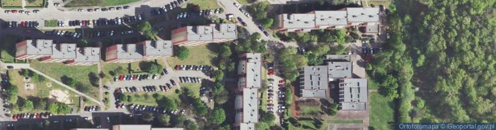 Zdjęcie satelitarne Spółdzielnia Budowy Domów Jednorodzinnych w Mysłowicach [ w Likwidacji