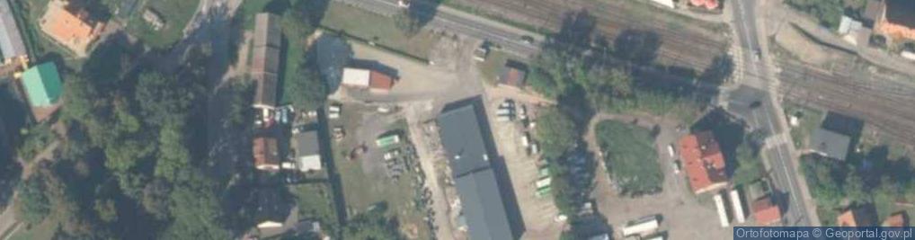 Zdjęcie satelitarne Spółdzielnia Kółek Rolniczych w Wierzchowie z/S w Złocieńcu w Likwidacji