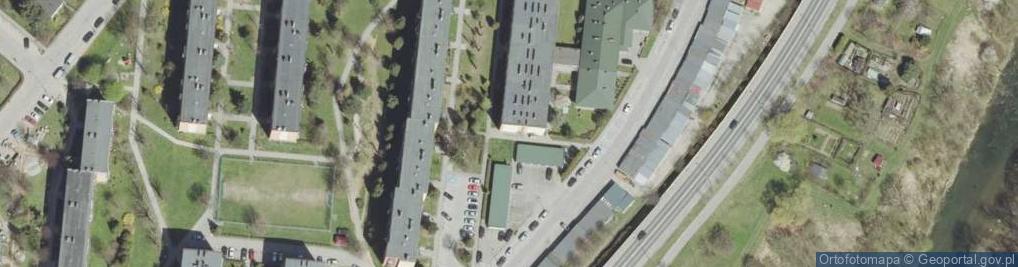 Zdjęcie satelitarne Spółdzielnia Mieszkaniowa Arka