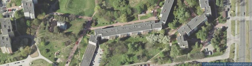 Zdjęcie satelitarne Spółdzielnia Mieszkaniowa Domek w Lublinie [ w Likwidacji