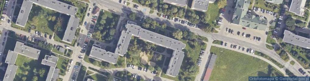 Zdjęcie satelitarne Spółdzielnia Mieszkaniowa Gołębiów II im Ignacego Paderewskiego