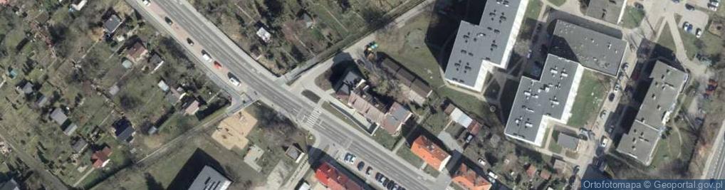 Zdjęcie satelitarne Spółdzielnia Mieszkaniowa Hoża