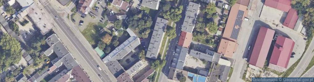 Zdjęcie satelitarne Spółdzielnia Mieszkaniowa im Płk Dionizego Czachowskiego w Radomiu