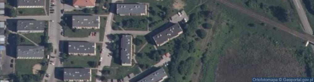 Zdjęcie satelitarne Spółdzielnia Mieszkaniowa Lesk w Olecku