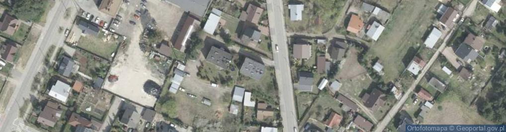 Zdjęcie satelitarne Spółdzielnia Mieszkaniowa Lokatorsko Własnościowa pod Sosnami w Ostrowi Mazowieckiej [ w Likwidacji