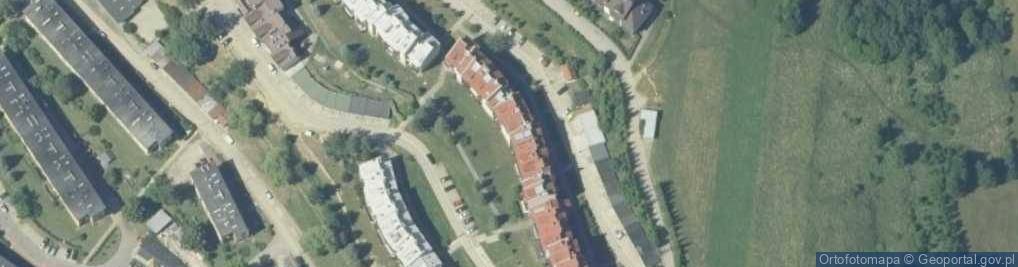 Zdjęcie satelitarne Spółdzielnia Mieszkaniowa Lokatorsko Własnościowa Połoniny w Szczawnicy