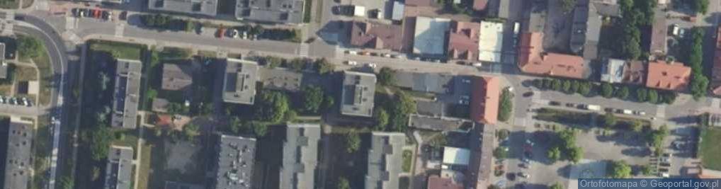 Zdjęcie satelitarne Spółdzielnia Mieszkaniowa Lokatorsko Własnościowa Własne Mieszkanie w Błoniu
