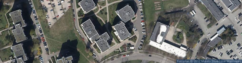 Zdjęcie satelitarne Spółdzielnia Mieszkaniowa Nad Fosą