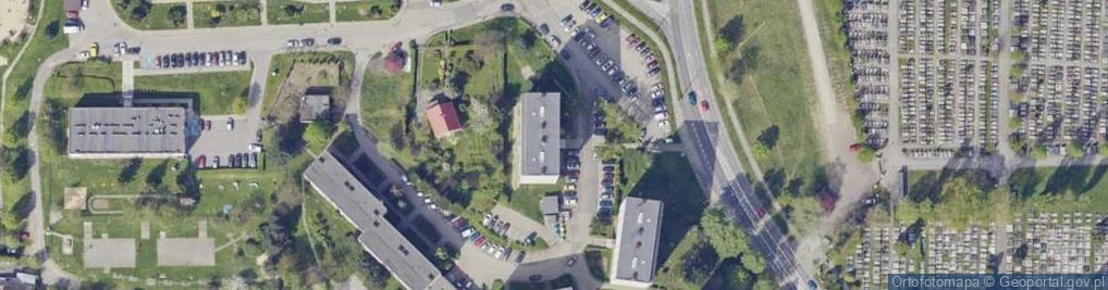 Zdjęcie satelitarne Spółdzielnia Mieszkaniowa Osiedle Piastowskie